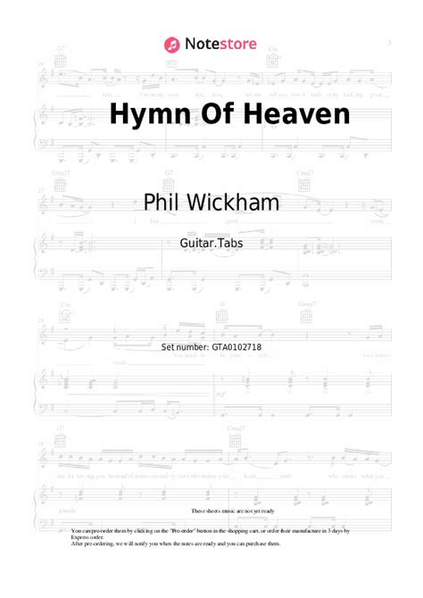 HYMN OF HEAVEN CHORDS by Phil Wickham @ Ultimate.